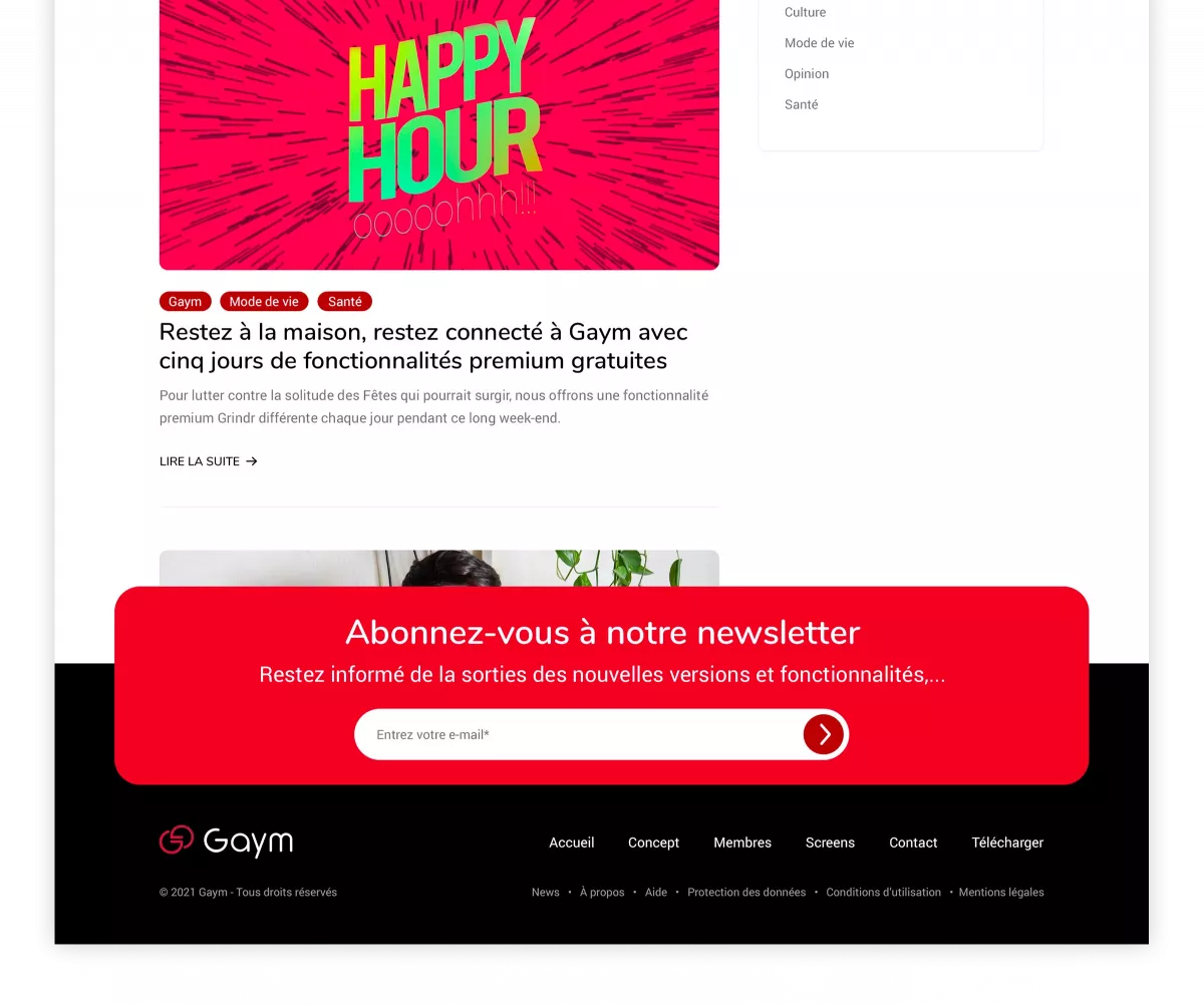 Création d’un blog optimisé SEO pour application mobile réalisé par un concepteur web freelance à Paris spécialisé en stratégie de contenu, UX design et référencement naturel