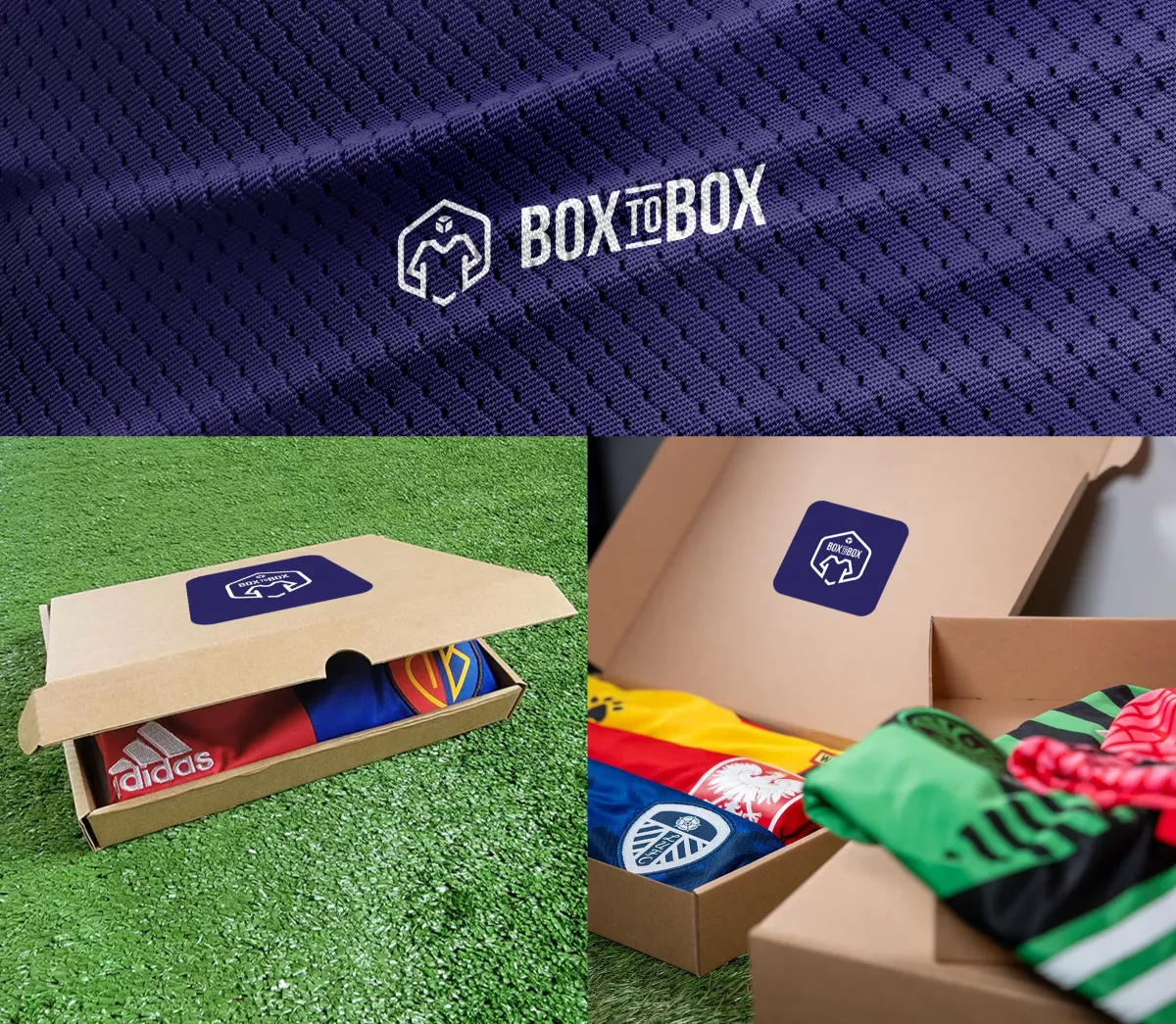 Packaging mystery box football identité visuelle Paris Ile-de-France France