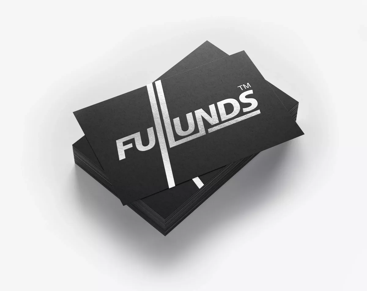 Cartes de visite FullUNDS créées par un graphiste freelance à Paris spécialisé en design print et identité visuelle en France
