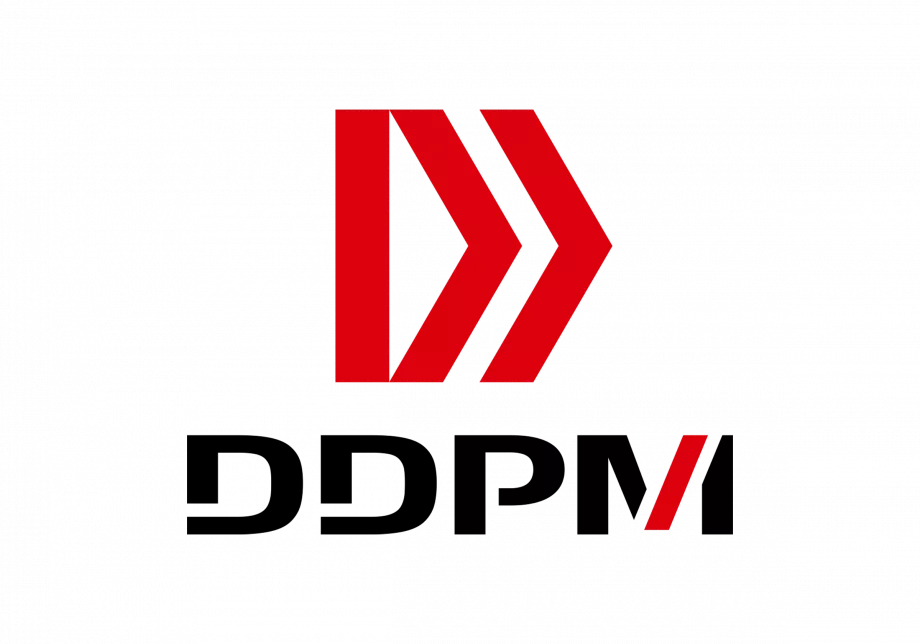 Création du symbole graphique du logo DDPM par un designer graphique basé près de Paris pour une société de développement informatique