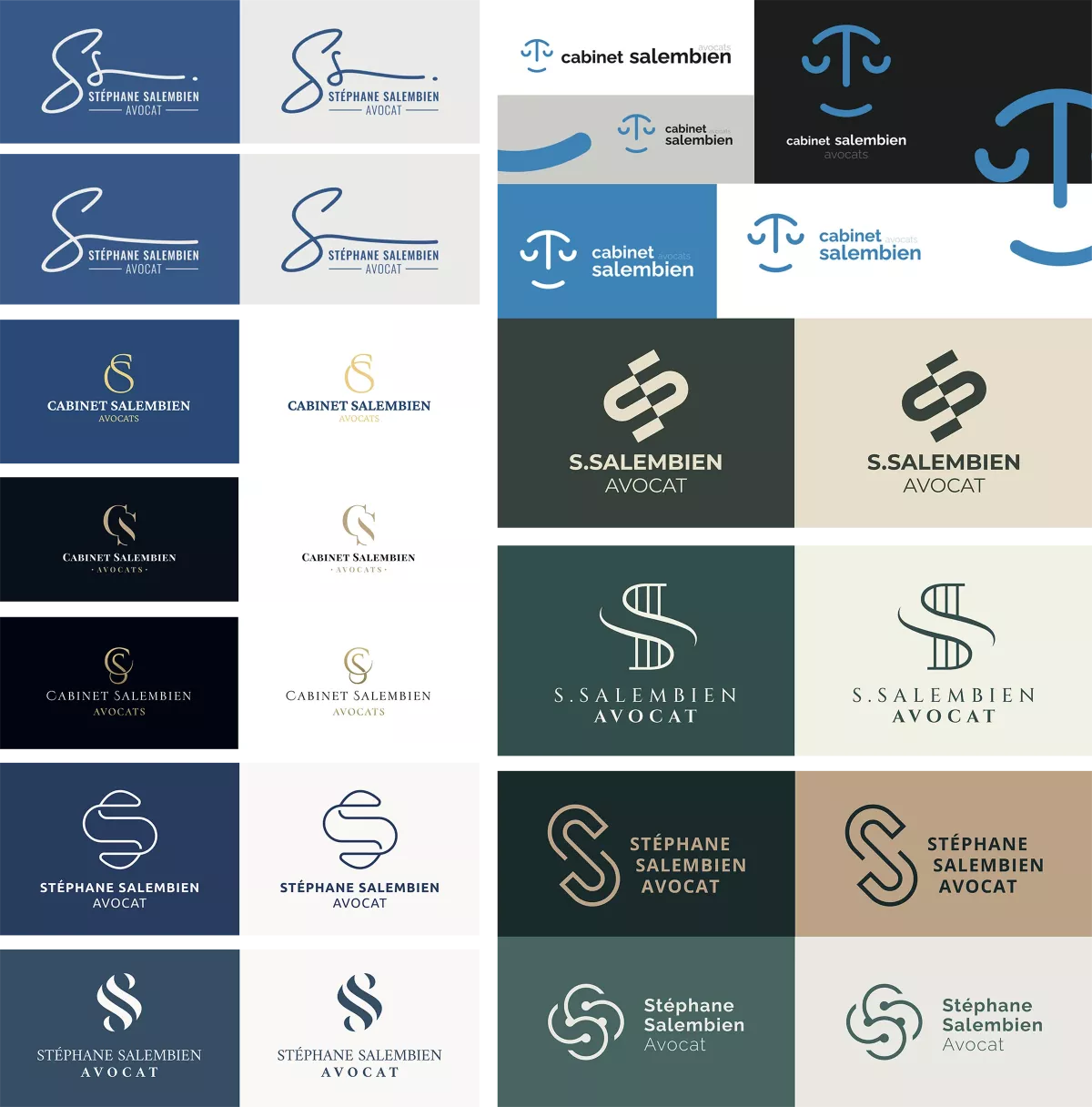 Recherche logo avocat propositions identité visuelle Paris graphiste freelance Ile-de-France France