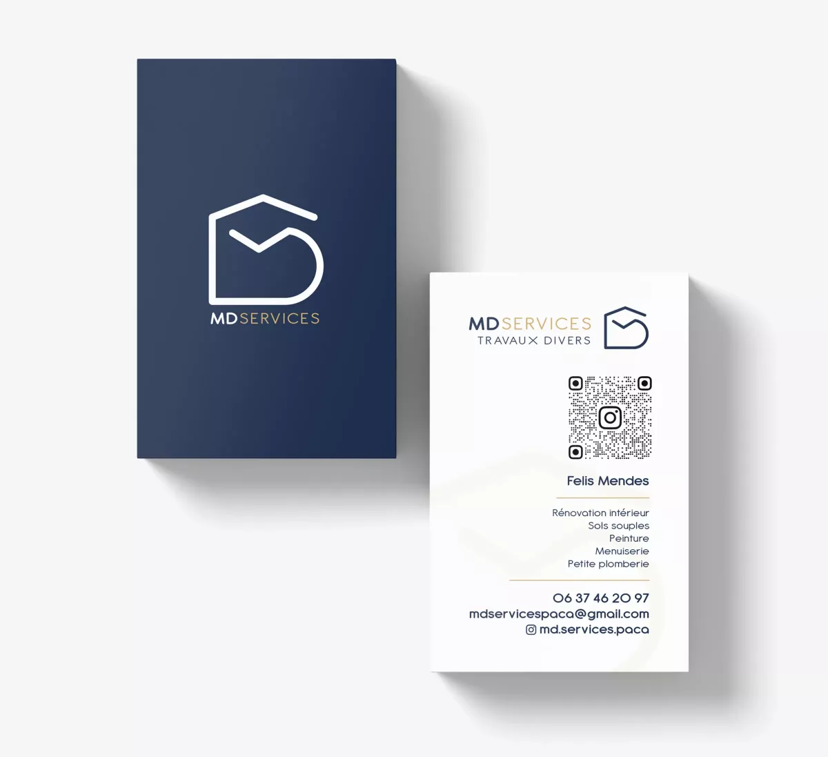 Déploiement d’identité visuelle et supports de communication pour entreprise artisanale réalisé en France