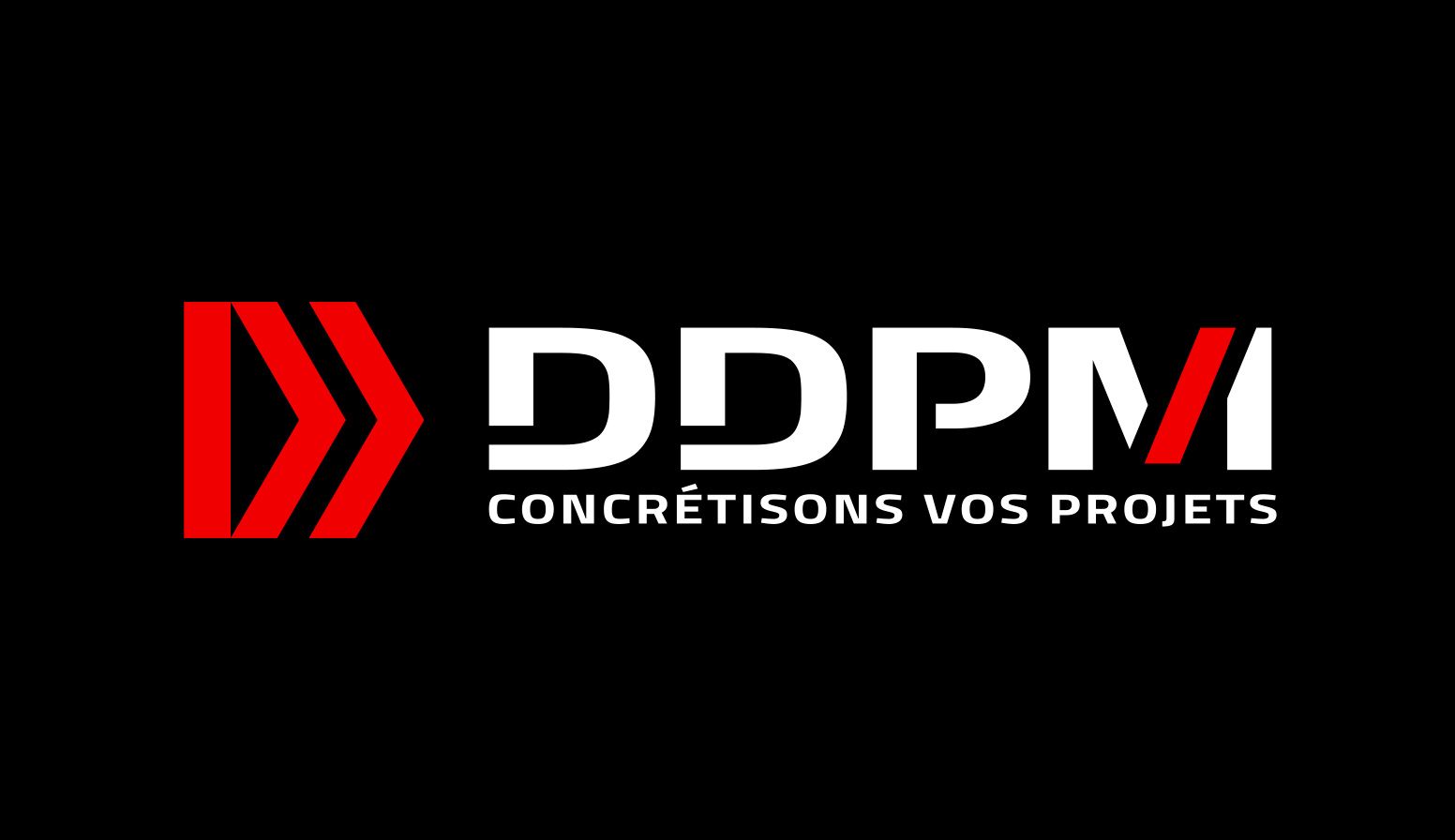 Logo DDPM conçu par un graphiste freelance en Île-de-France pour une entreprise de développement d'applications et solutions numériques en France