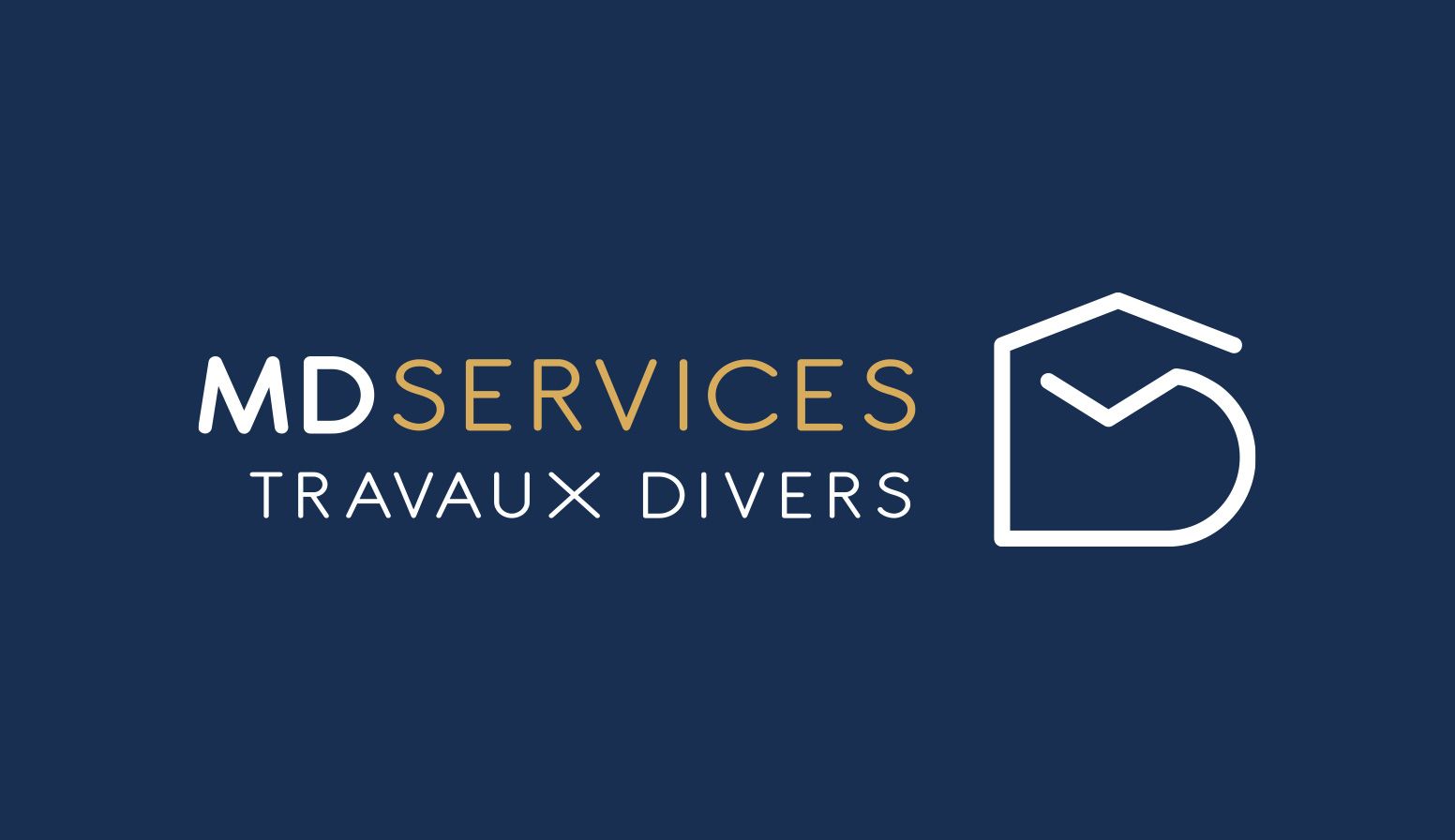 Création de logo professionnel pour entreprise de travaux et rénovation réalisée par un graphiste freelance à Paris en Île-de-France