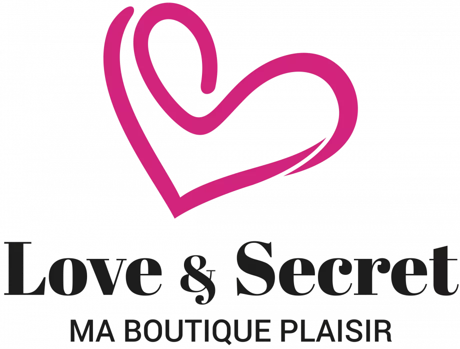 Création du logo Love & Secret réalisée par un graphiste freelance à Paris spécialisé en identité visuelle et branding pour boutique et commerce en France