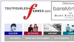 création graphique web webdesign site web tout pour les femmes