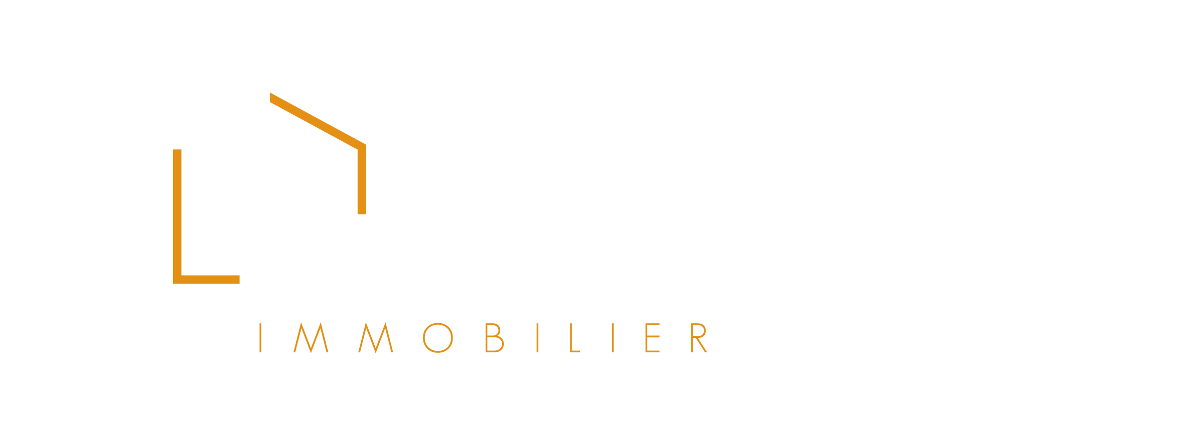Logo agence immobilière Dolce Casa design graphique moderne création logo immobilier Paris Île-de-France France