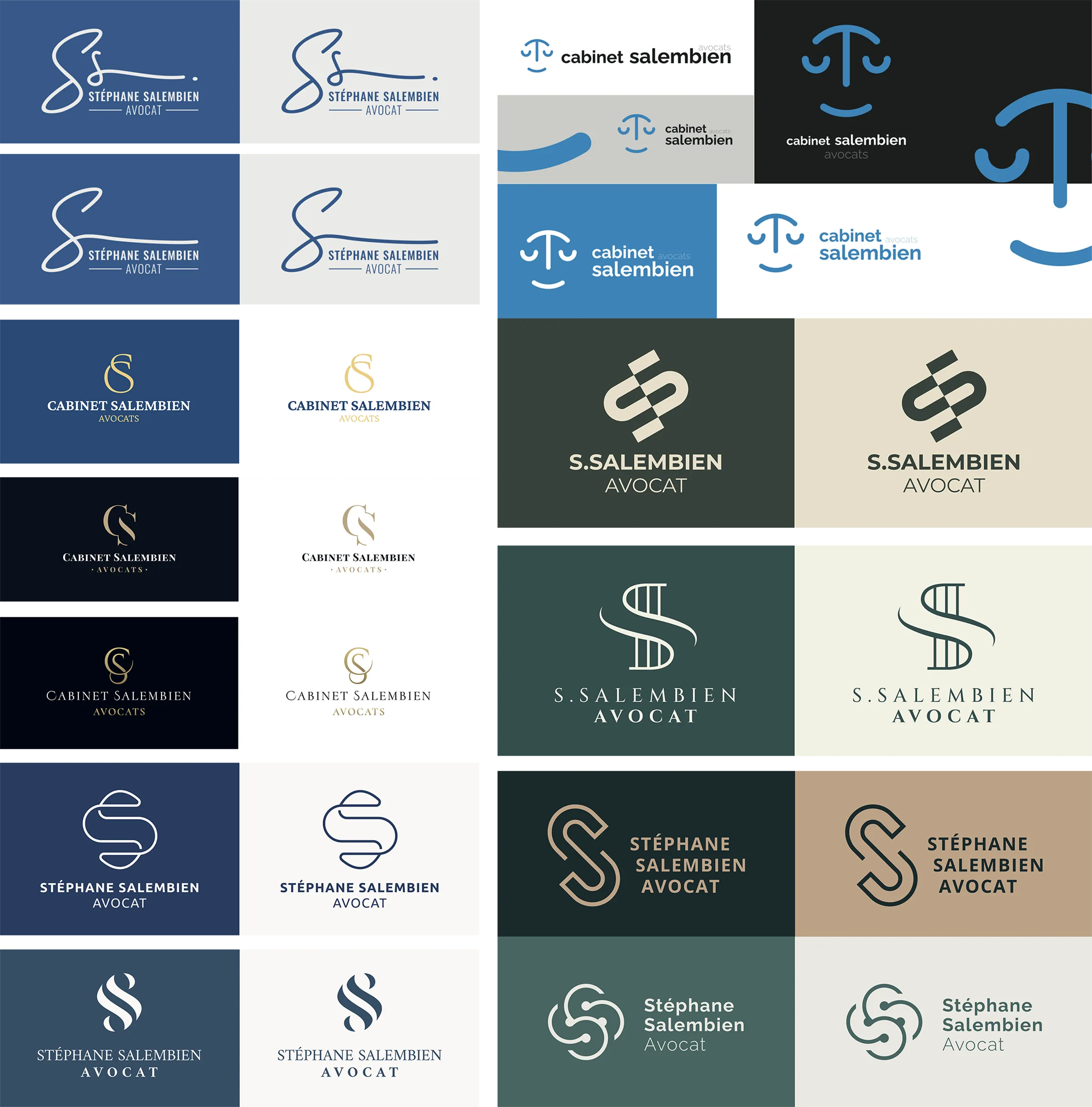 Recherche logo avocat propositions identité visuelle Paris graphiste freelance Ile-de-France France