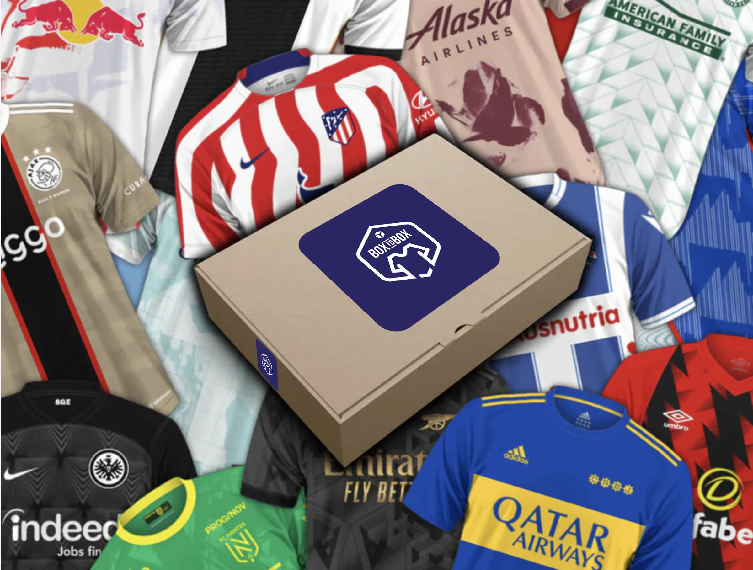 Packaging mystery box football identité visuelle Paris Ile-de-France France