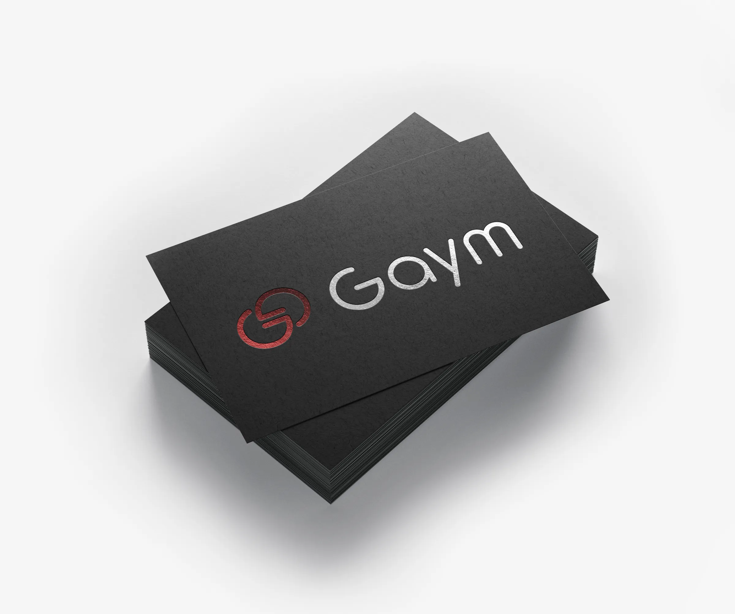 Supports print et goodies du logo Gaym créés par un graphiste freelance à Paris spécialisé en branding et communication visuelle en France