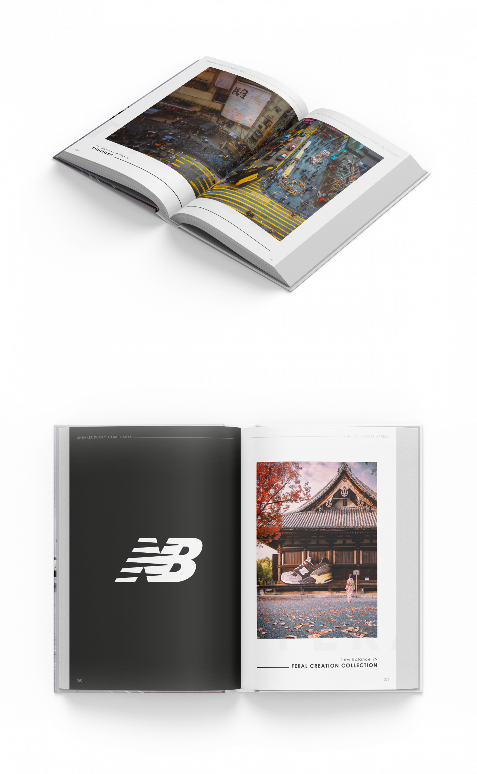 Conception éditoriale et organisation des contenus d'un livre d'art sur les sneakers réalisée par un graphiste indépendant en région parisienne et en France