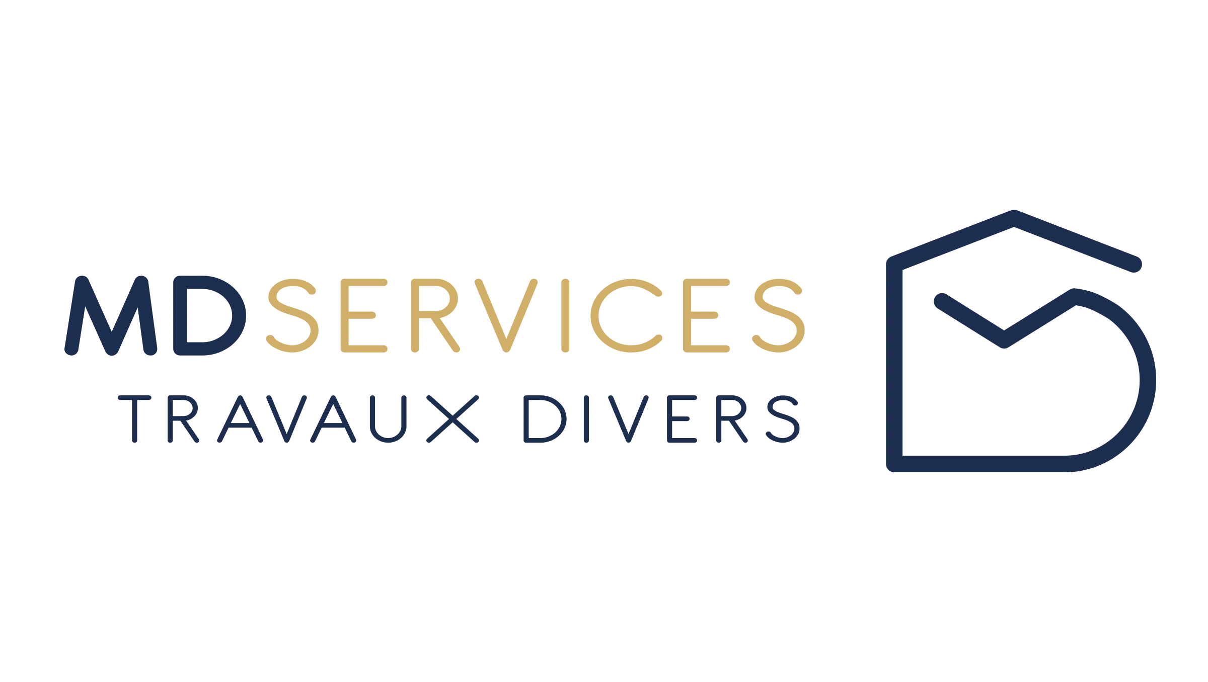 Déclinaisons de logo et identité visuelle pour entreprise de rénovation conçues par un designer graphique freelance en France