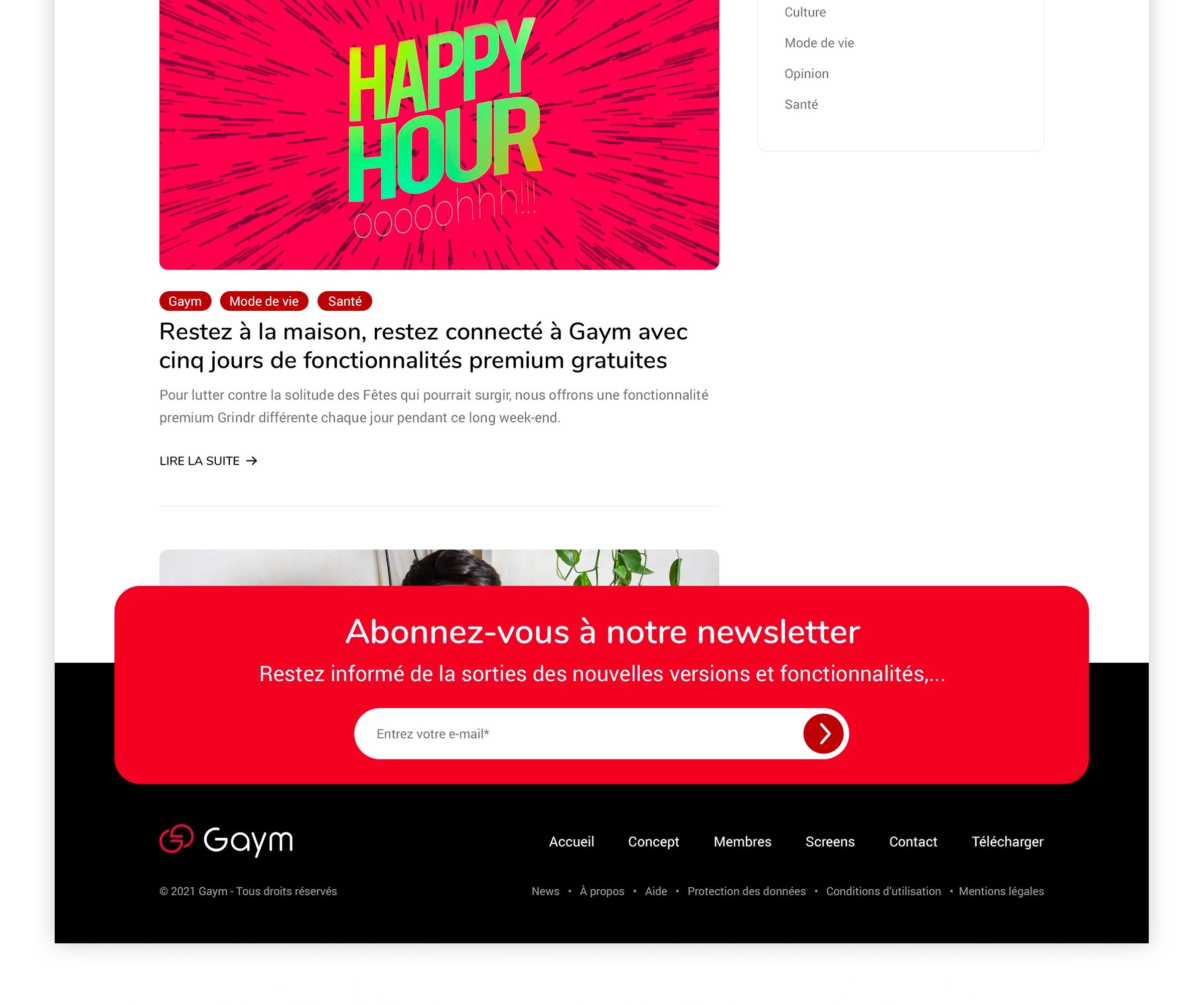 Création d’un blog optimisé SEO pour application mobile réalisé par un concepteur web freelance à Paris spécialisé en stratégie de contenu, UX design et référencement naturel