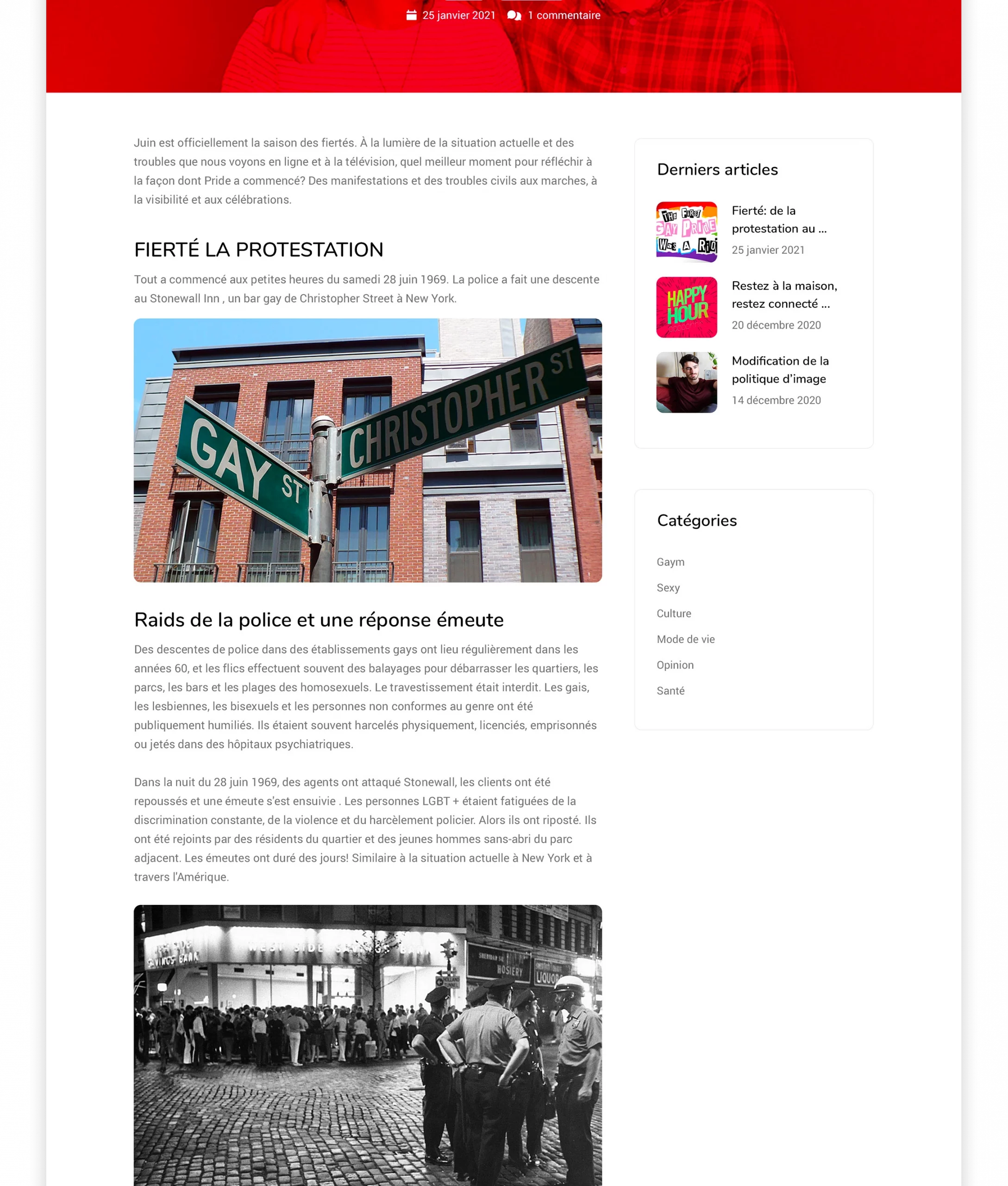 Création d’une page d’article responsive pour site internet réalisée par un webdesigner freelance à Paris spécialisé en UX design, contenu éditorial et référencement SEO