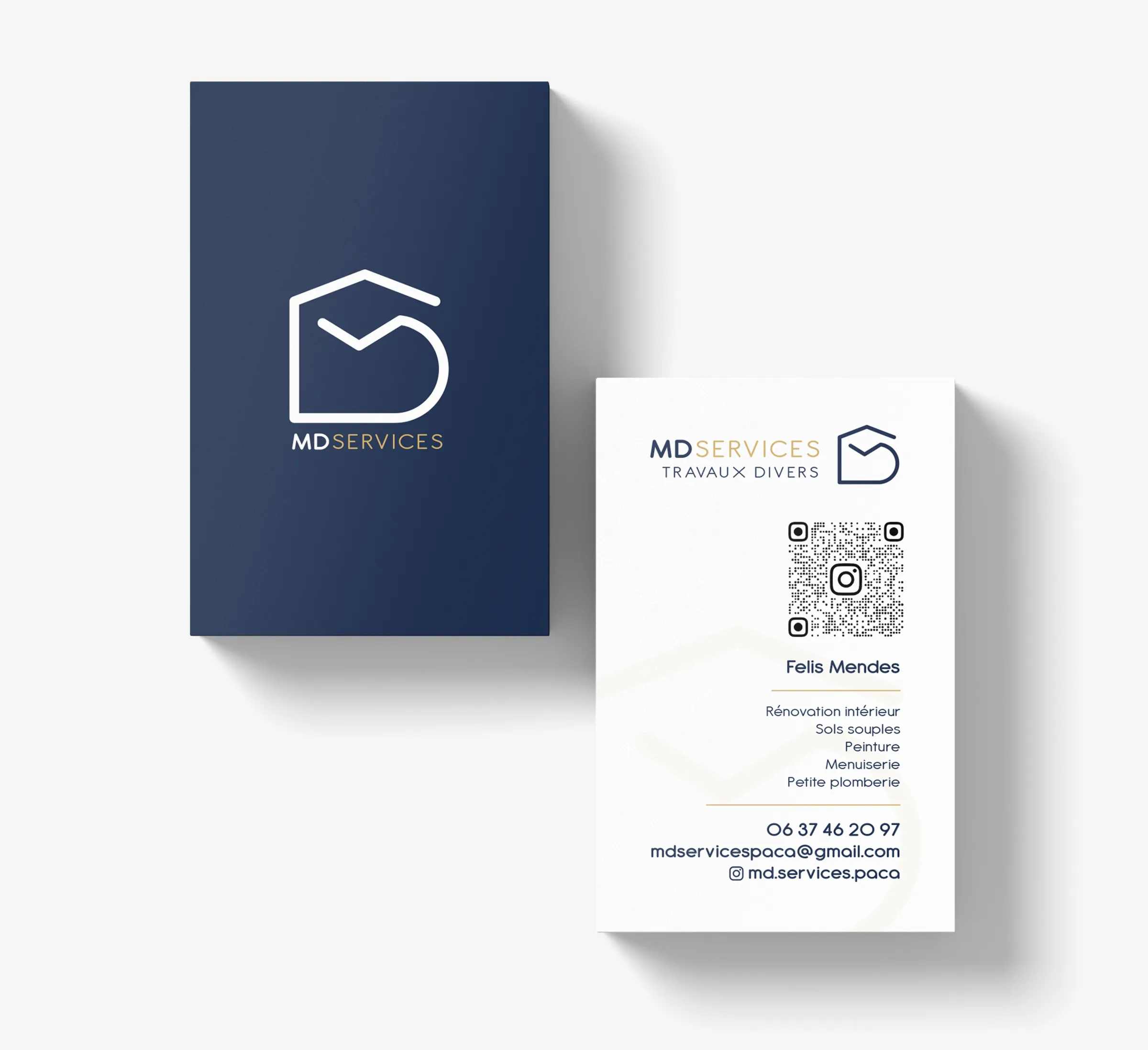 Déploiement d’identité visuelle et supports de communication pour entreprise artisanale réalisé en France
