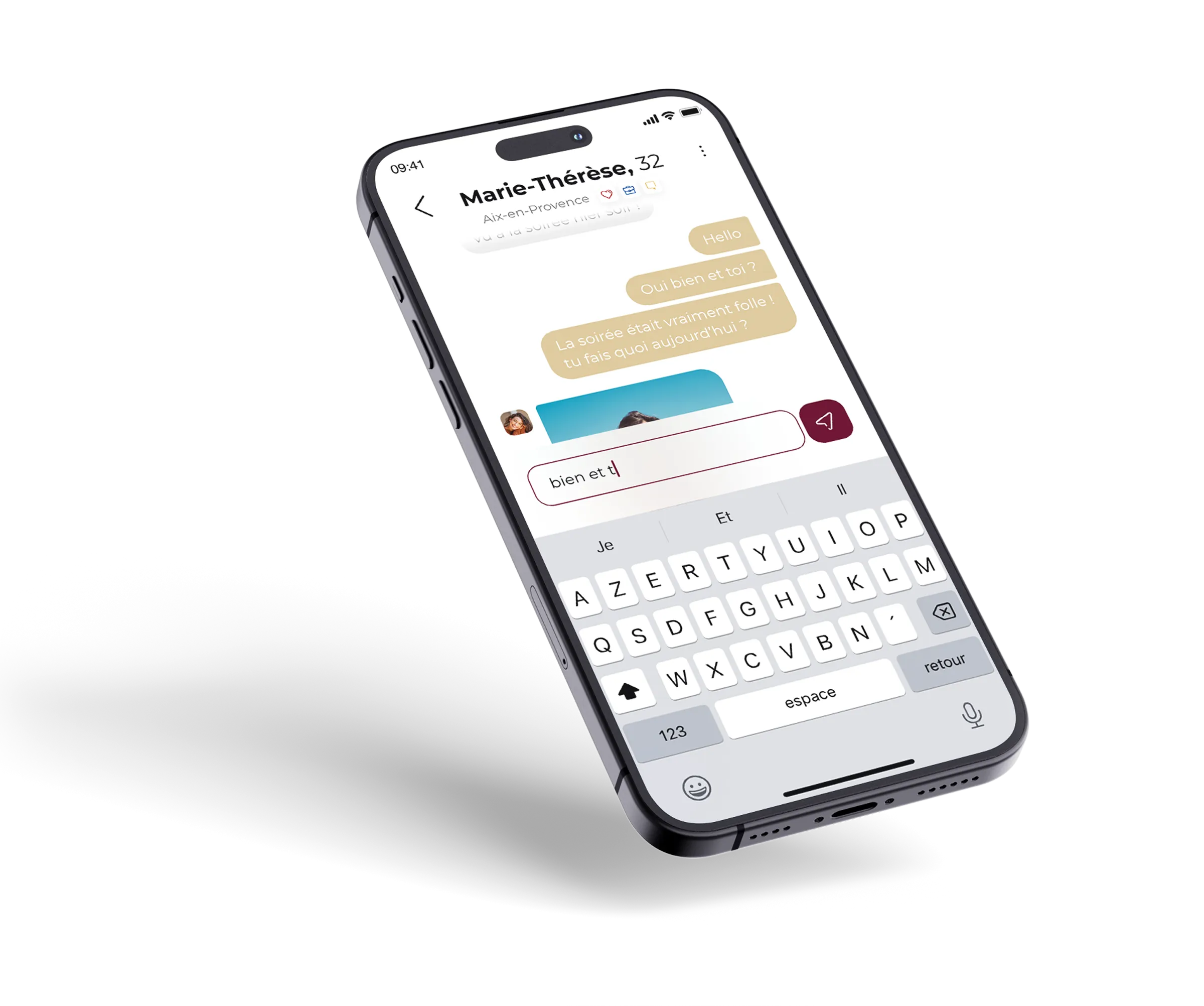 Conception mobile first d’une application de rencontre premium réalisée par un designer UX UI freelance à Paris et en France