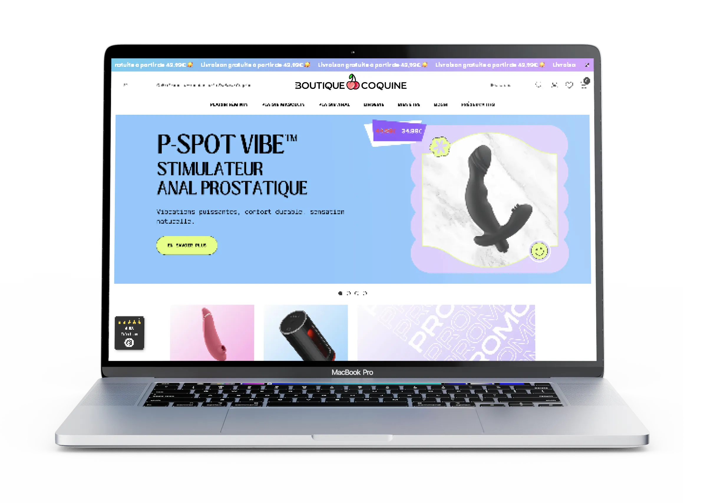 Création de l'identité visuelle d'un site e-commerce réalisée par un UX UI Designer et graphiste freelance à Paris, en Île-de-France